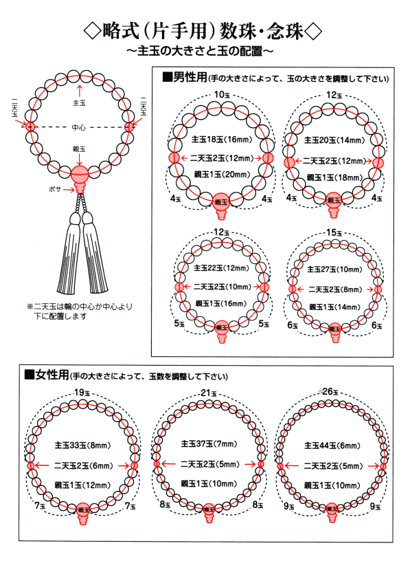 数珠 の 結び方